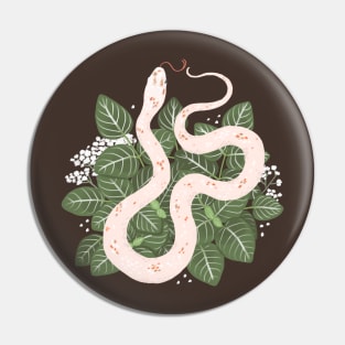 Palmetto Corn Snake and Silver Nerve Plant Pin