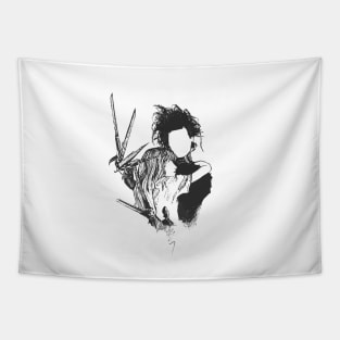 LOVE SCISSORHANDS Tapestry