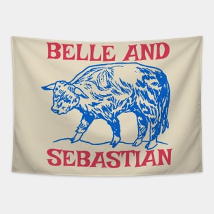 Belle and Sebastian Vintage Art Tapestry