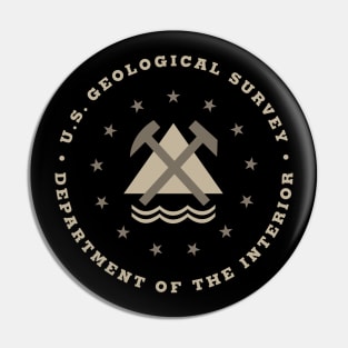 USGS Geological Survey Seal by Buck Tee Pin