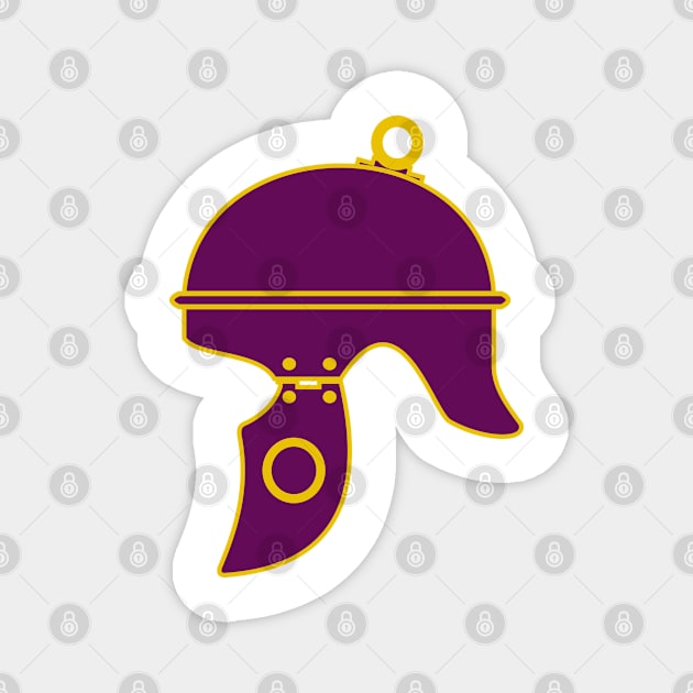 Republican Roman Helmet (Purple) Magnet by PabloDeChenez