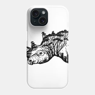 Wild Rhino Phone Case