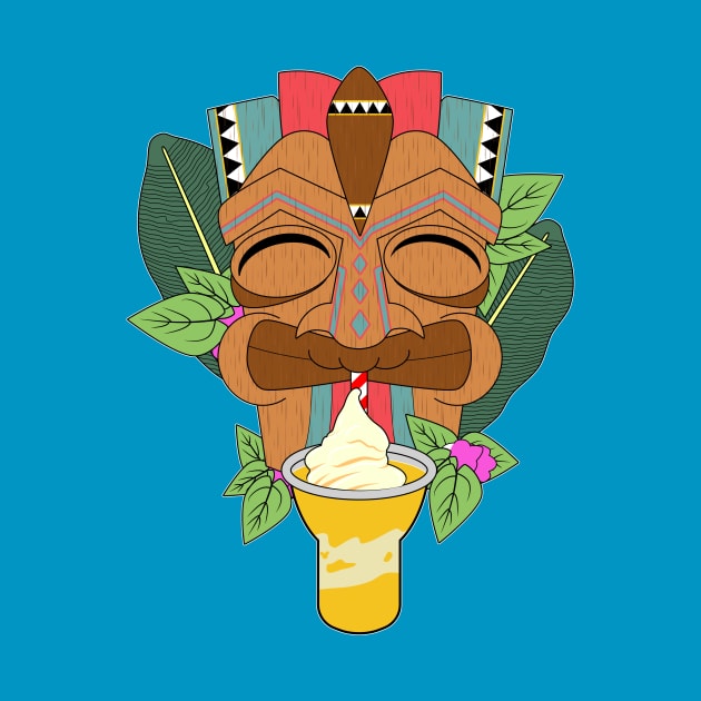 Tiki Totem Pineapple Whip Sip - No Text Variant by Camex Designs