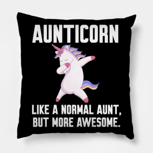 Aunticorn like a normal Aunt Pillow