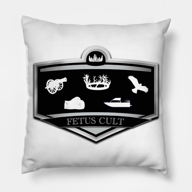 Fetus Cult MTFO Logo Pillow by MTFO