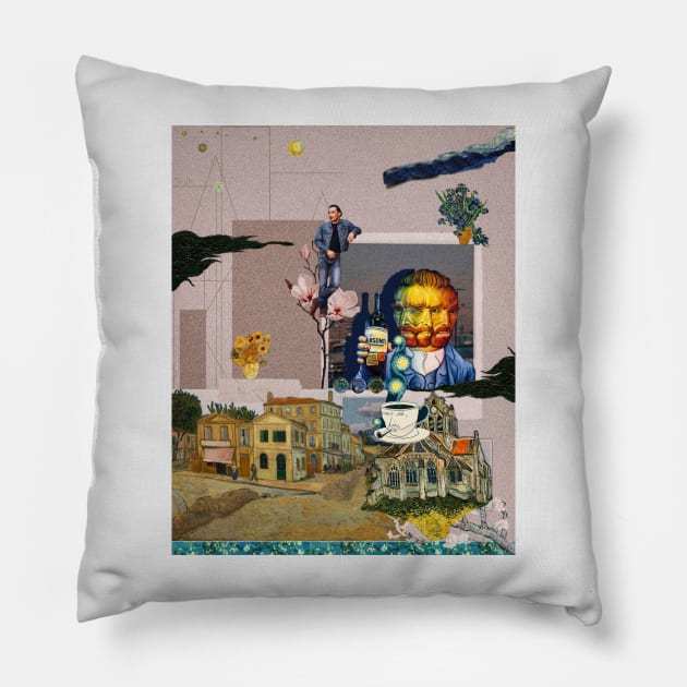 Van Gogh Madness Pillow by iamolfa