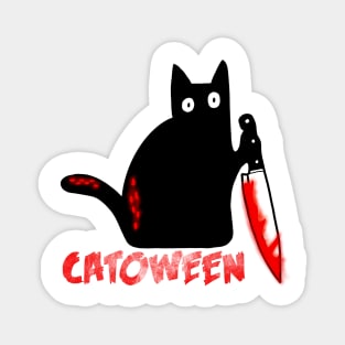 Halloween Cat // Catoween Magnet