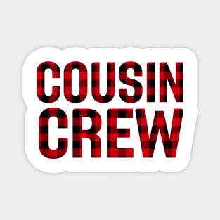 Cousin Crew Christmas Matching Pajama Family Holiday Magnet