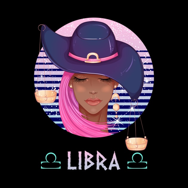 Retro Libra Zodiac by NatalitaJK