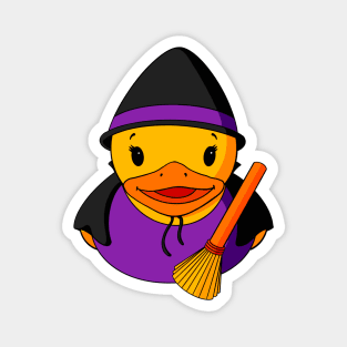 Witch Rubber Duck Magnet