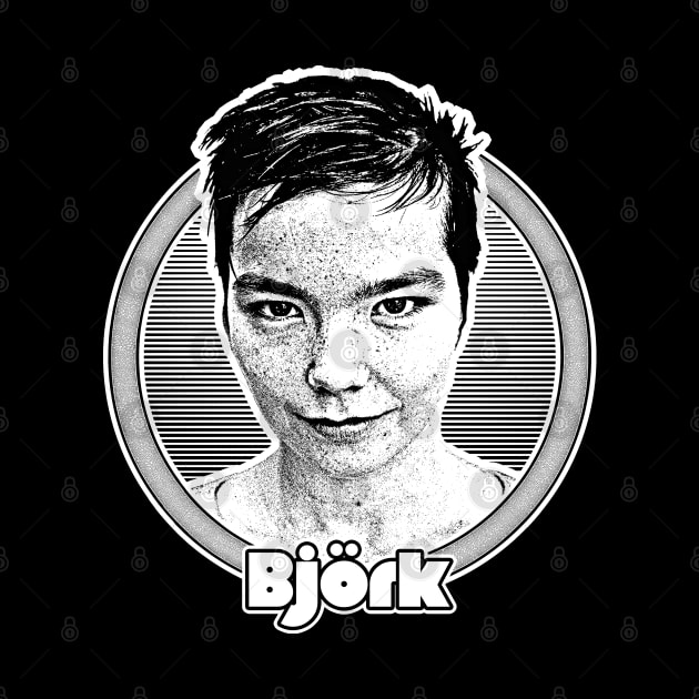 Björk /// Retro Style Fan Art Design by DankFutura