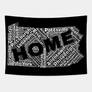 State of Pennsylvania Cities | PA Souvenir & Gift Tapestry