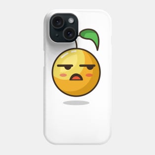 emoji awesome badmood Phone Case