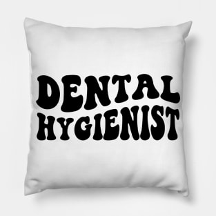 Dental Hygienist - Dentist Retro Dental Hygienists Pillow