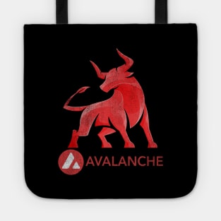 Bull Market Avalanche AVAX Coin To The Moon Crypto Token Cryptocurrency Wallet Birthday Gift For Men Women Kids Tote