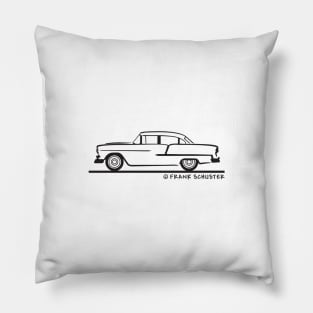 1955 Chevy Sedan Pillow