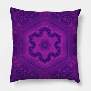 Metatronic Motion - Electric Purple Duo Tone Pillow