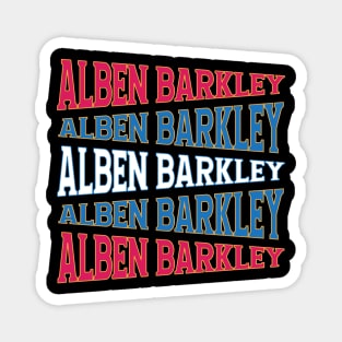 NATIONAL TEXT ART ALBEN BARKLEY Magnet