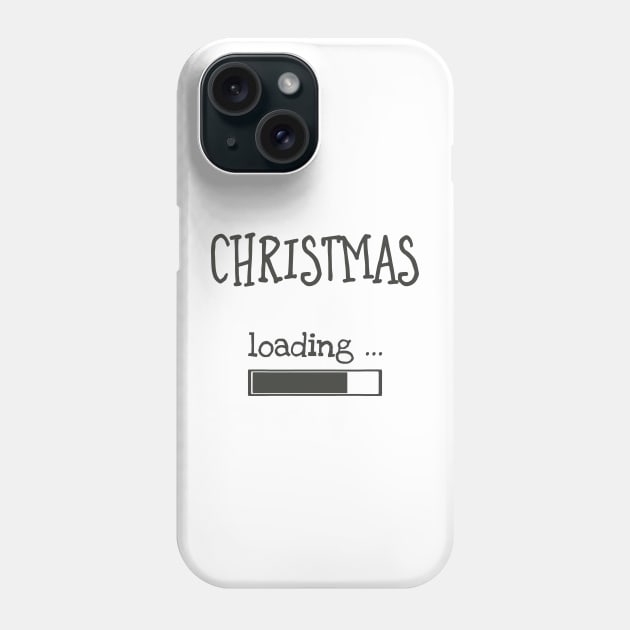 Christmas Loading Phone Case by JunkyDotCom