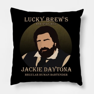 Jackie Daytona - Regular Human Bartender Pillow