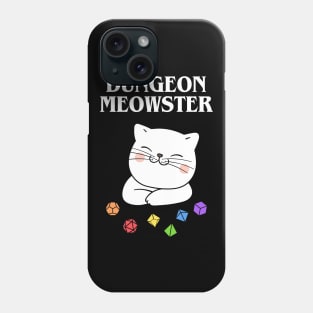 Rainbow Dungeon Meowster Funny Cat Tabletop RPG Phone Case