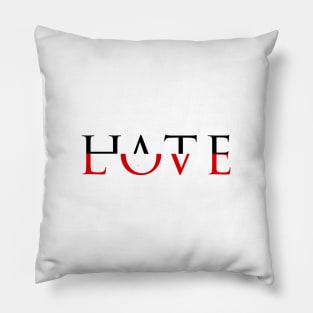 Aesthetic Love Hate Pillow