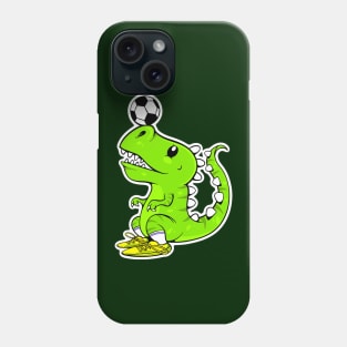 T Rex Soccer Cartoon Phone Case