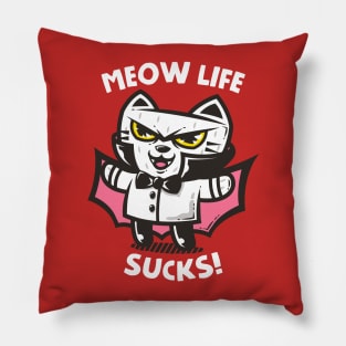 Cat Dracula Pillow