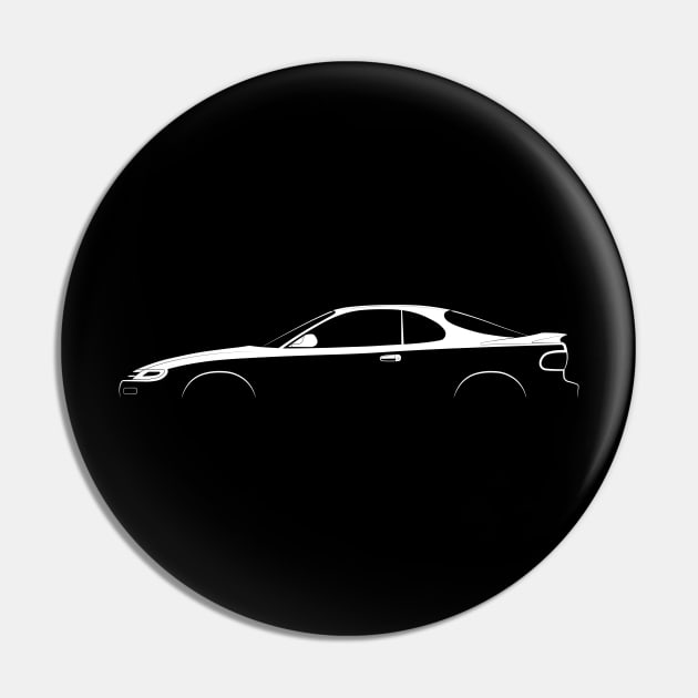 Toyota Celica GT (T180) Silhouette Pin by Car-Silhouettes