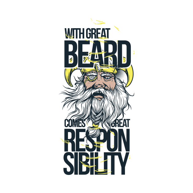 bearded viking by positivedesigners