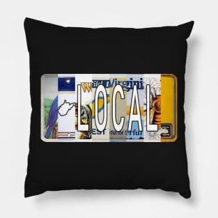 West Virginia Local- License Plates Pillow