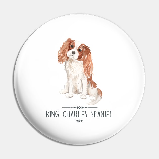 King Charles Spaniels Pin by bullshirter