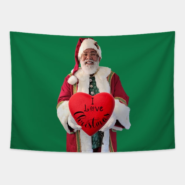 I love Christmas Tapestry by North Pole Fashions