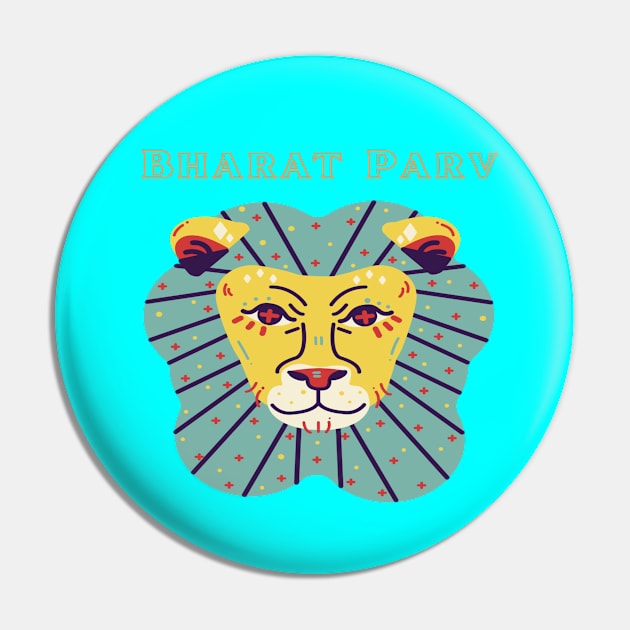 Bharat Parv - Leo Pin by Bharat Parv