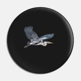 Great Blue Heron Pin