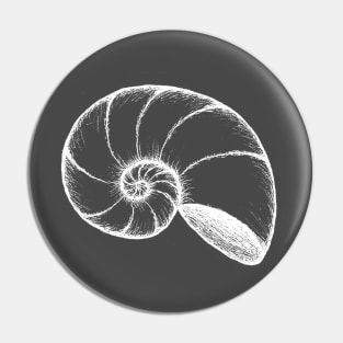 Spiral Nautilus Pin