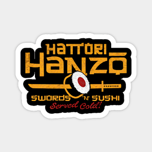 Hattori hanzo yellow Magnet