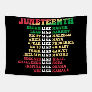 Juneteenth Dream Lead Fight Tapestry