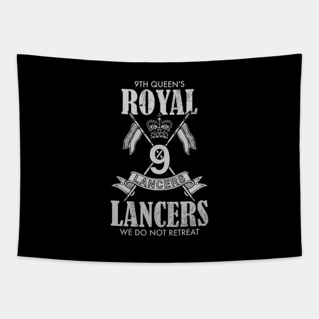 9th Queen's Royal Lancers (distressed) Tapestry by TCP