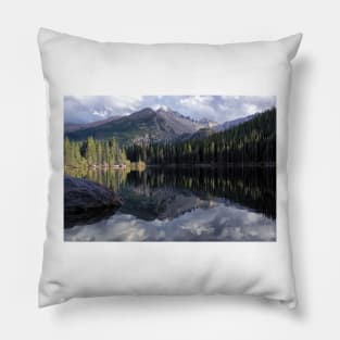 Longs Peak Reflection Pillow