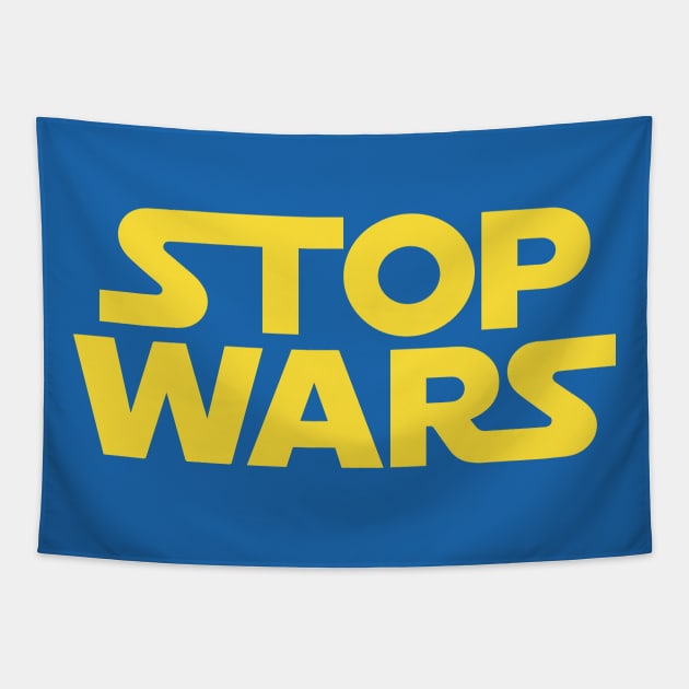 Stop Wars Tapestry by nordacious