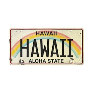 Hawaii Vintage License Plate T-Shirt