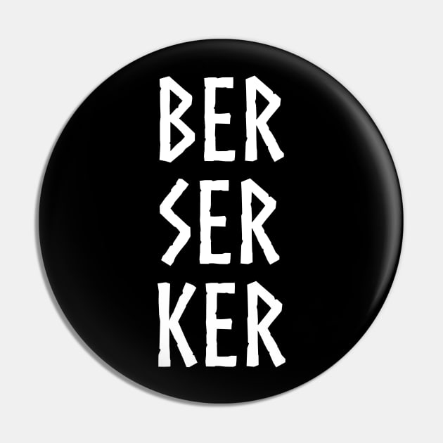 Berserker Ber Ser Ker Viking Pin by jutulen