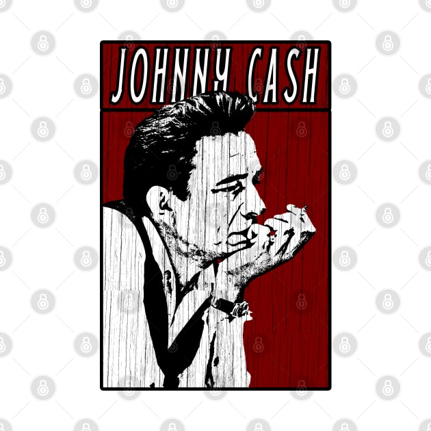 Retro Vintage Johnny Cash by Projectup