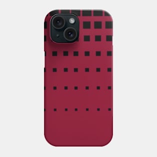 Increasing and decreasing square pattern. Phone Case