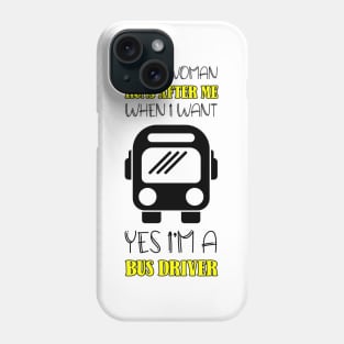 Bus bus driver school bus autobus Phone Case