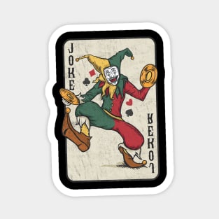 Joker Playing Card - Casino Gambling Gift Magnet