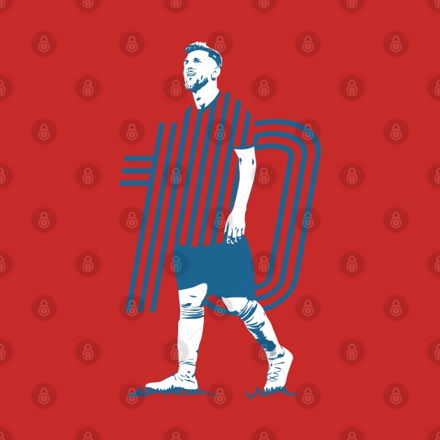 Messi stripes by StripTees