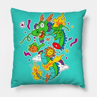 Flying Anime Dragon Pillow