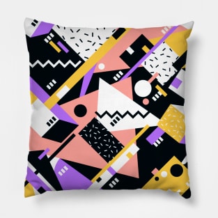 Radical Dude 90s Design Pillow